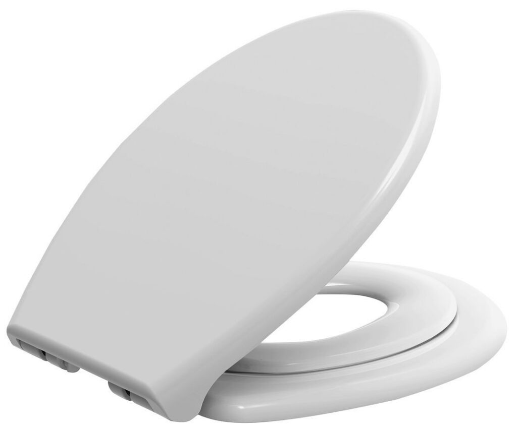 AQUALINE FS125 – rodinné WC sedátko s integrovaným dětským sedátkem, Soft Close, bílé