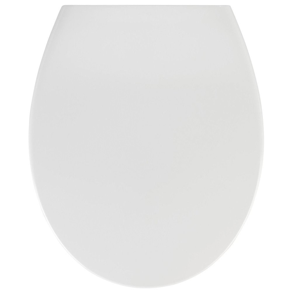WENKO Premium Samos – WC sedátko z duroplastu s pomalým sklápěním a úchyty Fix-Clip, bílé
